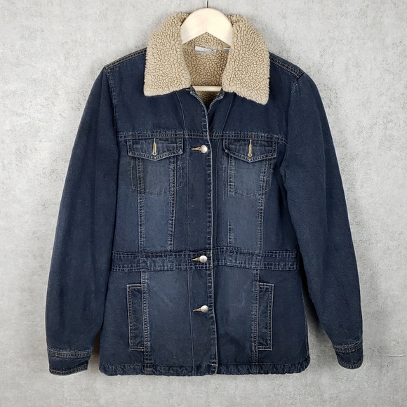 fur lined trucker jacket